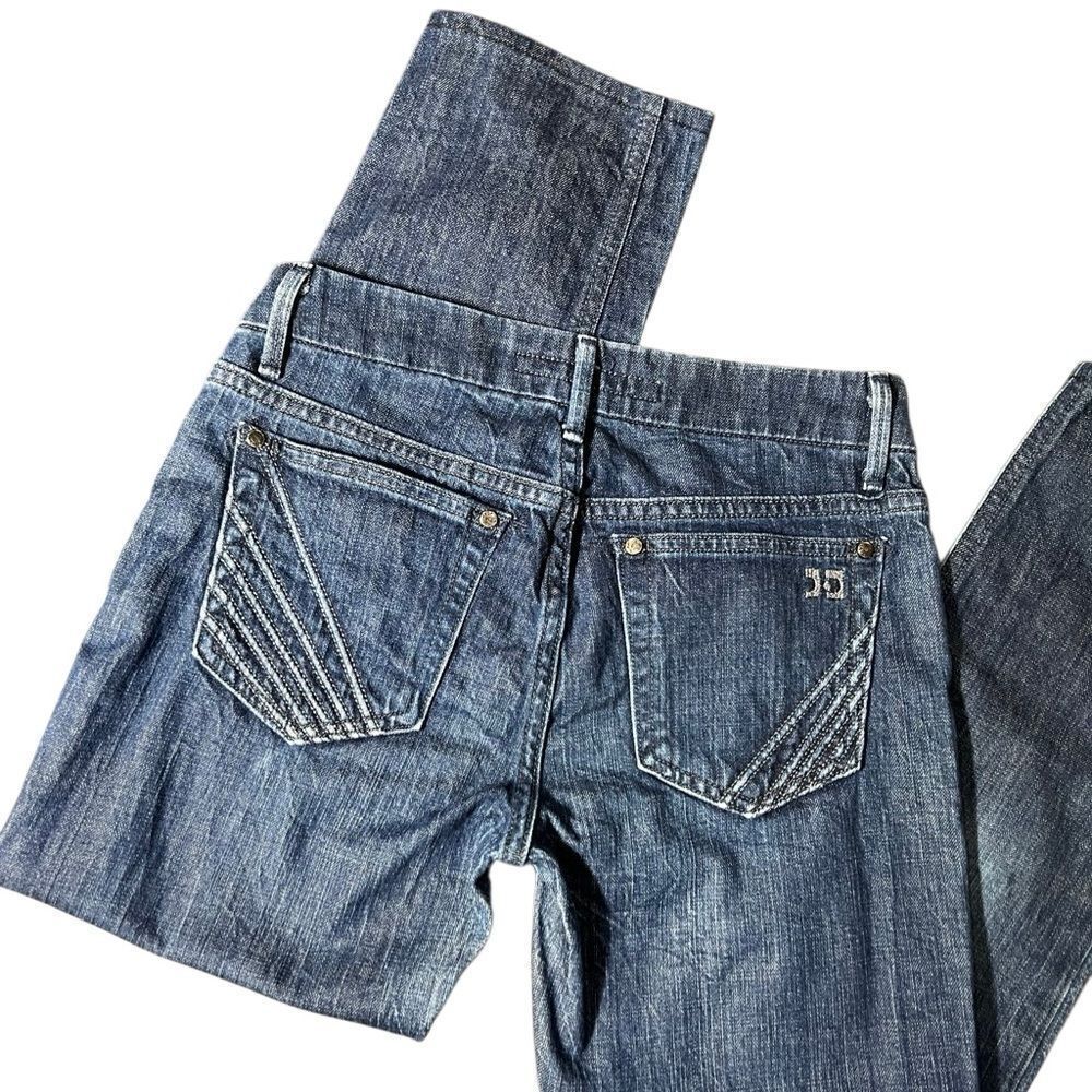 Joe's Jeans Cropped skinny straight mid rise denim blue jeans Size 26W